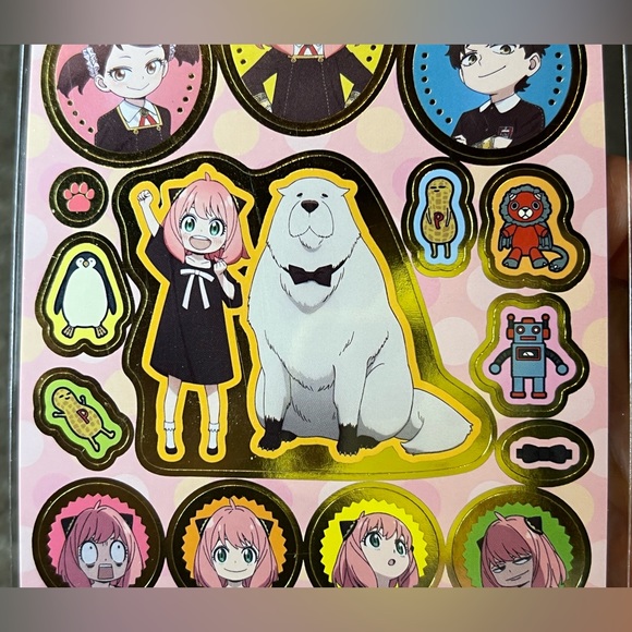 Spy x Family Sticker Sheet Japan Exclusive Officially Licensed Anime Kawaii Anya - Picture 4 of 7